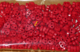 KN-4403   Herz Rot 4mm